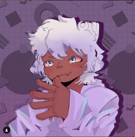 a drawing for one of my favourite people 'princess pebble' shes a really cool voice actor. make sure to check her out @not_p3bble